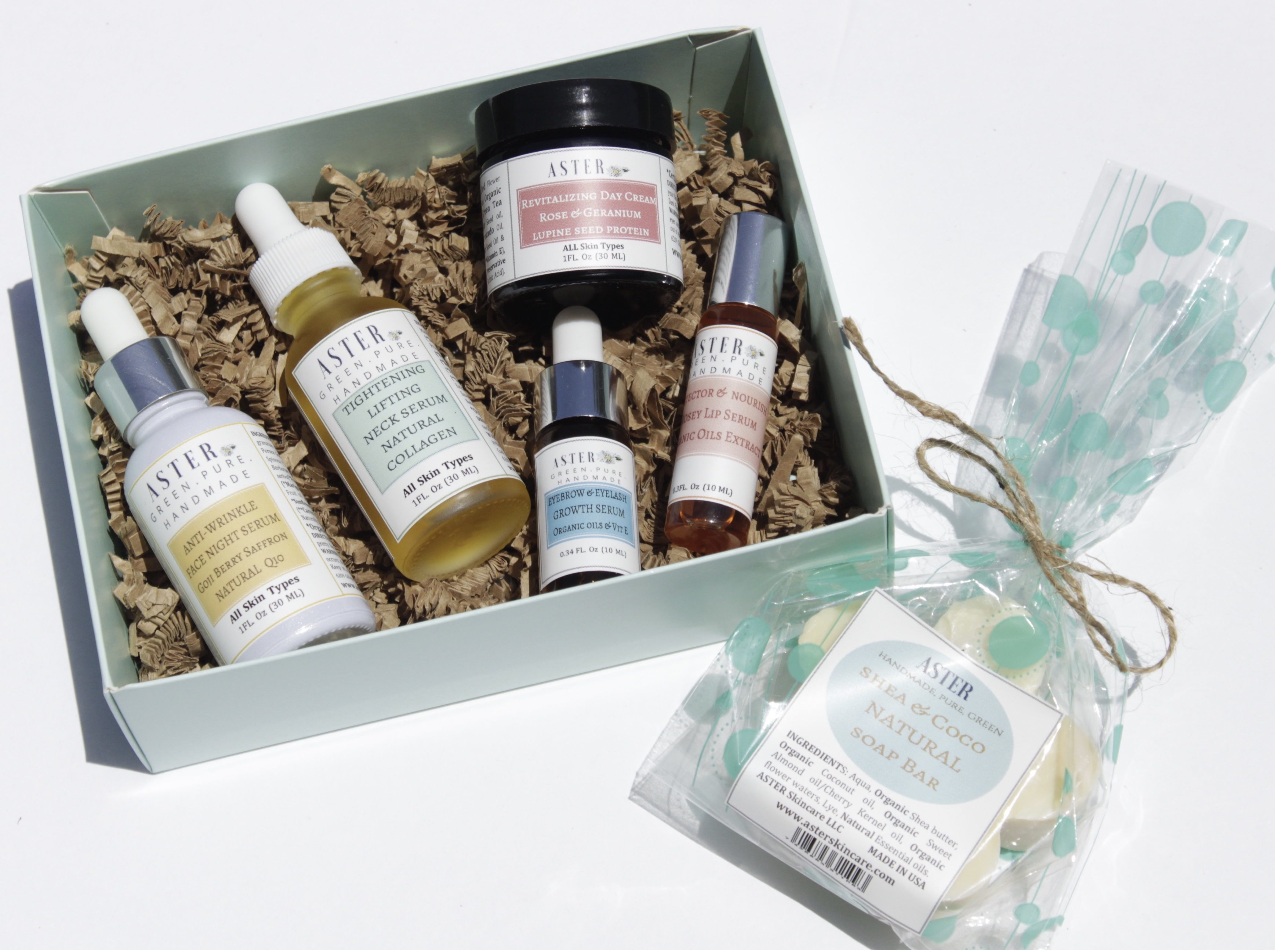 Monthly Aster Care Box - Anti-Aging, High Antioxidant & Super Nourishing - OVER $150 VALUE - ALL Skin Types!