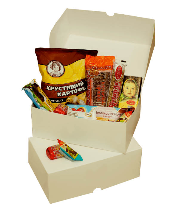 Russia-Inside snack box